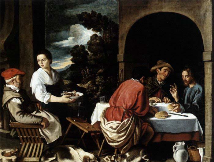 ORRENTE, Pedro The Supper at Emmaus china oil painting image